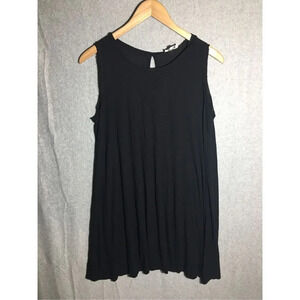 Womens Umgee Dress Black Sleeveless Slouchy Date Night Little Black Dress LBD